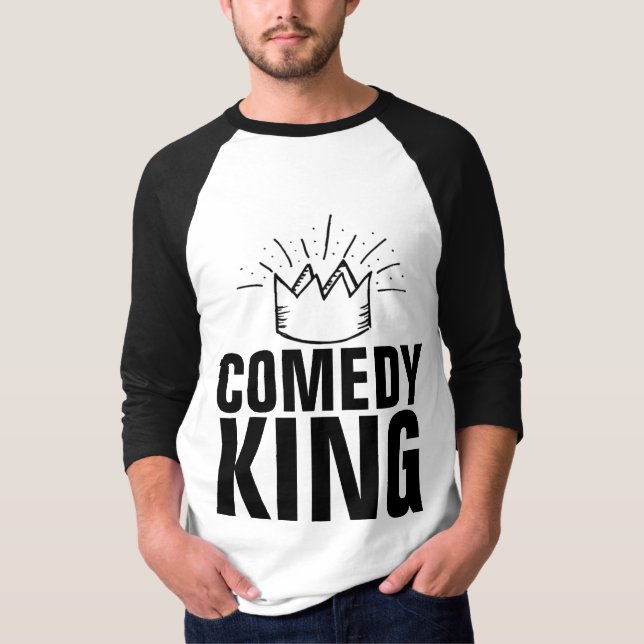 CAMISETA COMEDY KING T-SHIRTS TEES (Anverso)