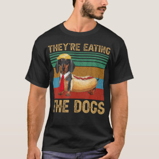Camiseta Comen Los Perros 2024 Retro Funny Dachshund