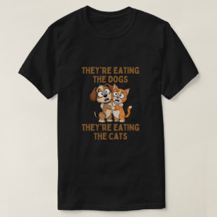 Camiseta Comen los perros que comen los gatos