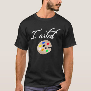 Camiseta Comencé con Palette Graphic Kids Painter