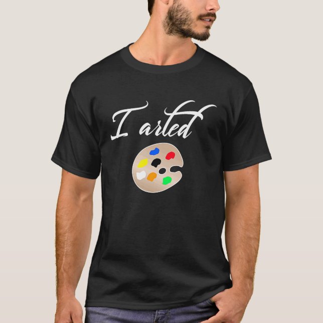 Camiseta Comencé con Palette Graphic Kids Painter (Anverso)