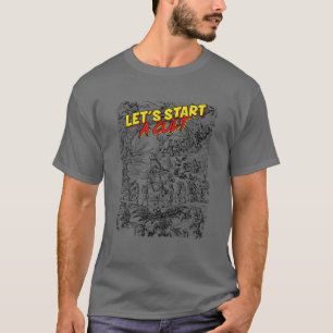 Camiseta Comencemos un culto - El arte de la brujería demon