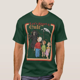 Camiseta Comencemos un culto raro muchacho irónico del salv