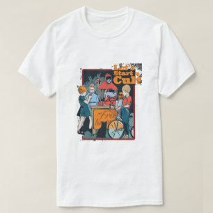 Camiseta Comencemos un culto temible retro niños hombres de