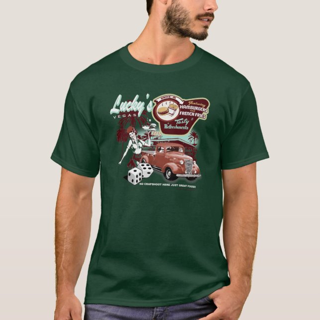 Camiseta Comensal de Luckys (Anverso)