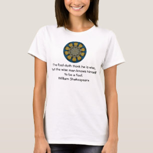 Camiseta Comentando William Shakespeare Wisdom