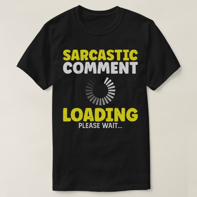 Camiseta Comentario sarcástico cargando humor divertido par (Diseño del anverso)