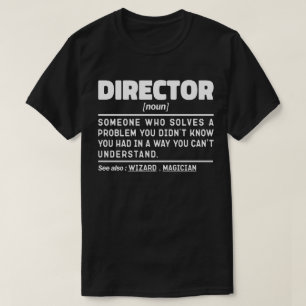 Camiseta Comentario sarcástico del director Noun