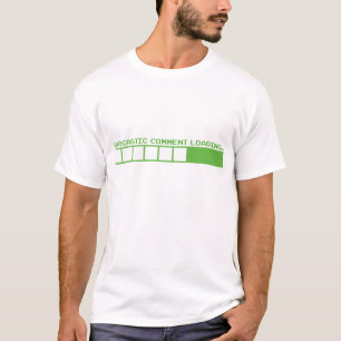 Camiseta comentario sarcástico que carga humor divertido