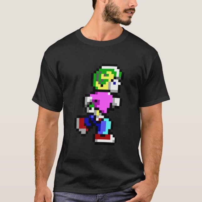 Camiseta Comenzar Keen Pixel Style- Sitio de fans de juegos (Anverso)