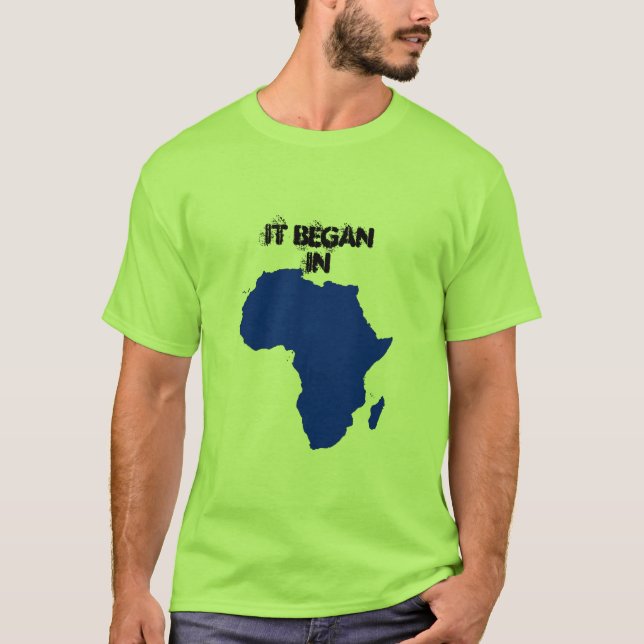 Camiseta COMENZÓ EN África (Anverso)