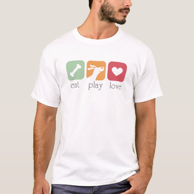 Camiseta comer amor (Anverso)