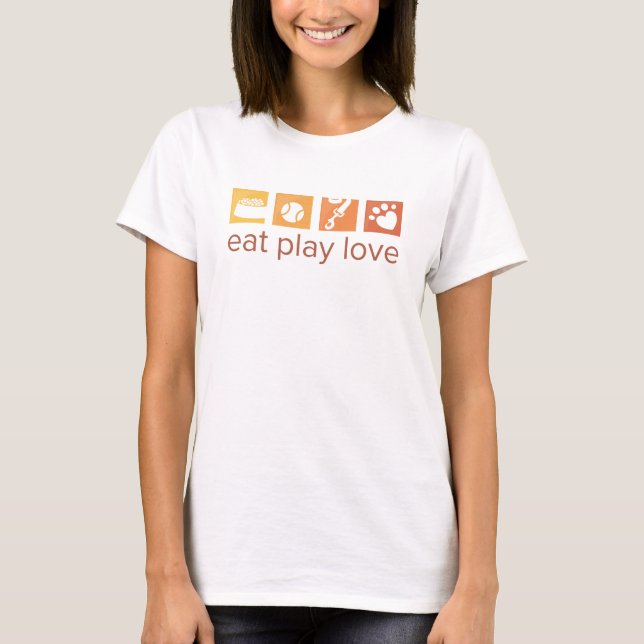 Camiseta comer amor (Anverso)