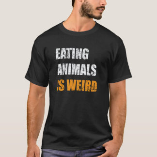 Camiseta Comer Animales Es Raro Vegano Vegetariano