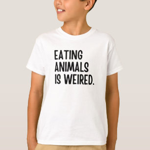 Camiseta Comer Animales Es Vegan Weired