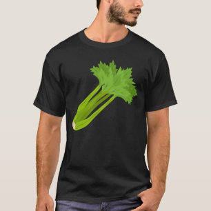 Camiseta Comer Apio Dicho Irónico Verduras Comida