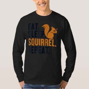 Camiseta Comer ardilla para dormir Repetir Fox Eastern Grey