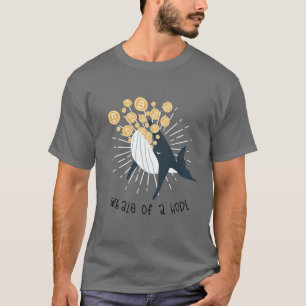 Camiseta Comer ballenas Bitcoins HODL divertido