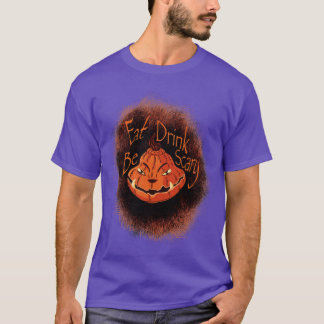 Camiseta Comer bebida da miedo