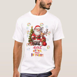 CAMISETA COMER BEBIDA SER FELIZ