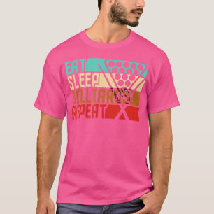 Camiseta Comer Billiards de repetición de sueño