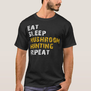 Camiseta comer caza de setas en el sueño