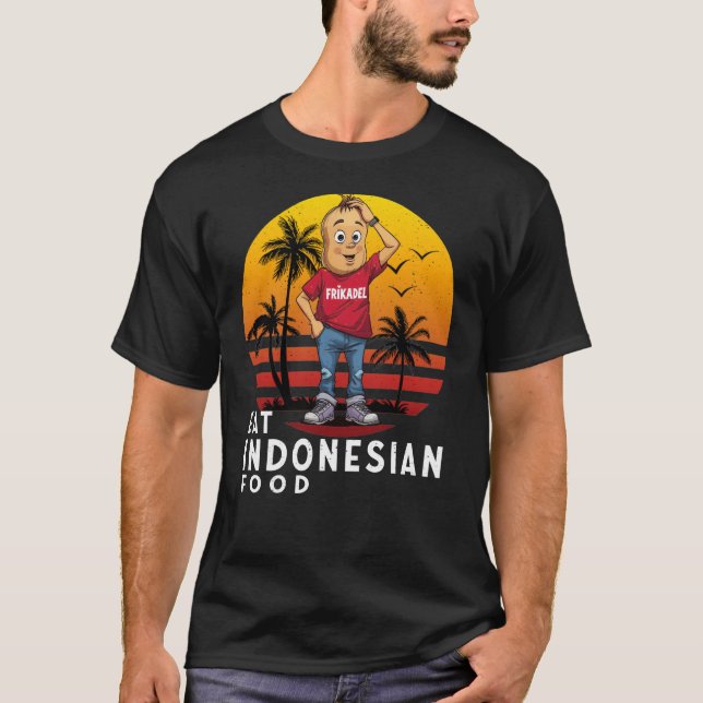 Camiseta Comer comida indonesia (Anverso)