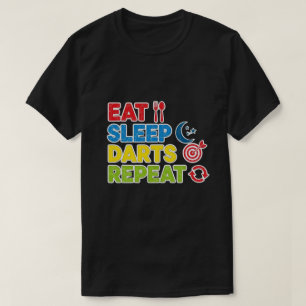 Camiseta Comer Dardos de Dormitorio Regalos de repetición p
