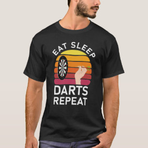 Camiseta Comer dardos de sueño repetir Disparo