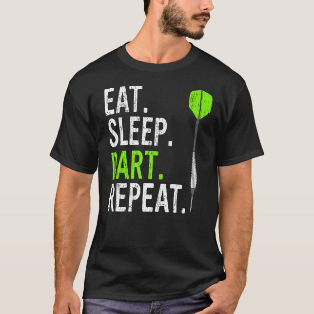 Camiseta Comer Dardos Repetidos De Dart De Sueño (Anverso)