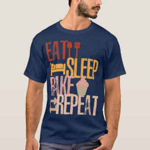 Camiseta Comer diseños de cocción divertidos de horneado de