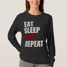 Camiseta Comer, dormir, andar, repetir
