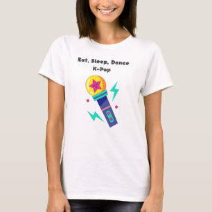Camiseta Comer, dormir, bailar K-Pop