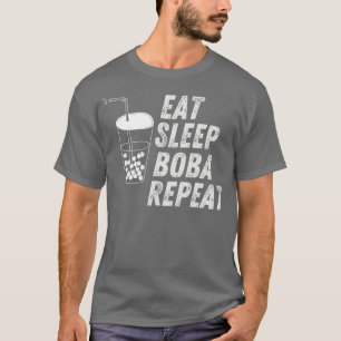 Camiseta comer dormir boba repetir 2