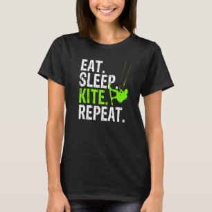 Camiseta Comer Dormir Cometa Repetir Kitesurf