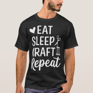 Camiseta Comer Dormir Creación Repetir