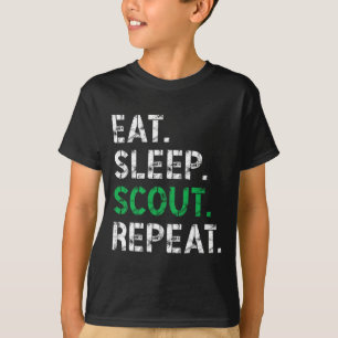 Camiseta Comer Dormir Explorador Repetir Divertido Explorad