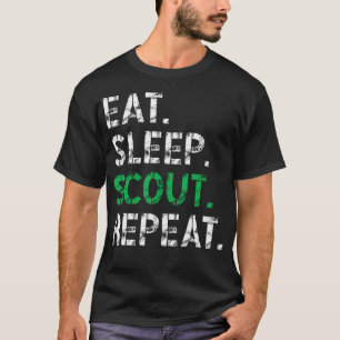 Camiseta Comer Dormir Explorador Repetir Divertido Explorad