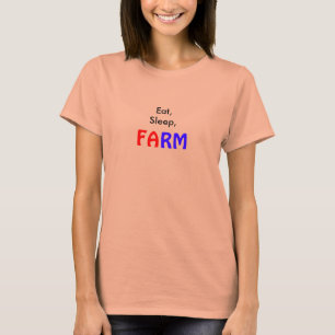 Camiseta Comer, dormir, FARM