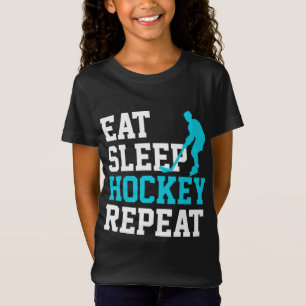 Camiseta Comer Dormir Hockey Repetir