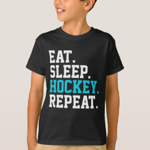 Camiseta Comer Dormir Hockey Repetir -Amantes del Hockey