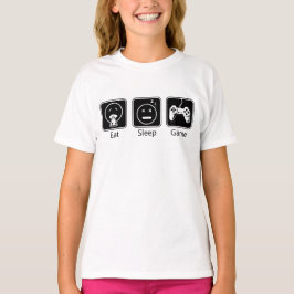 Camiseta Comer, dormir, jugar