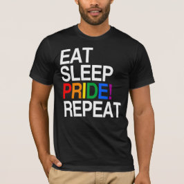 Camiseta Comer Dormir Orgullo Repetir