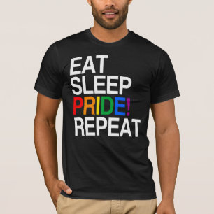 Camiseta Comer Dormir Orgullo Repetir