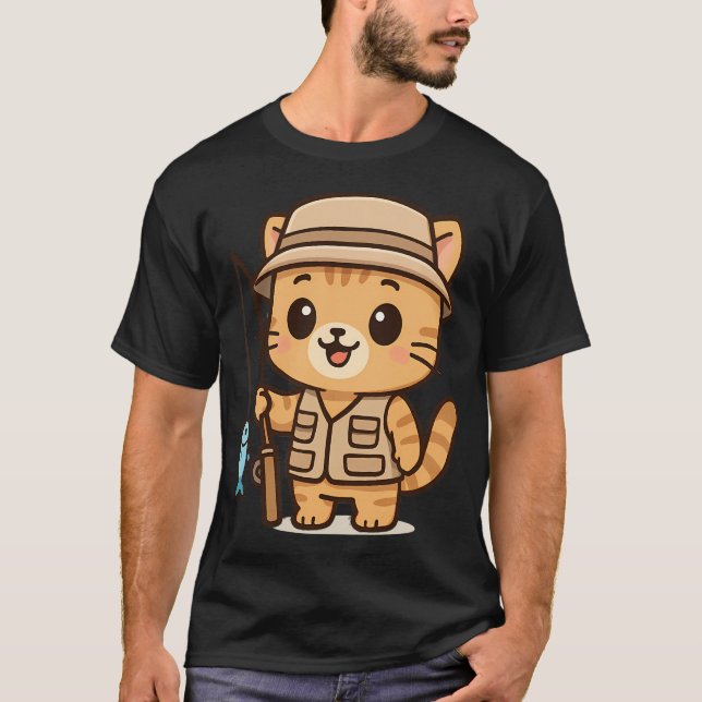 Camiseta comer dormir pesca repetir (Anverso)