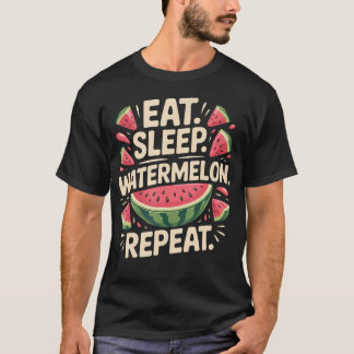 Camiseta Comer Dormir Sandía