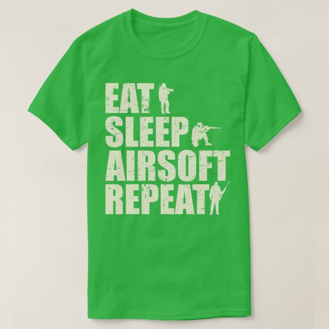 Camiseta Comer el Airsoft de suspensión (Diseño del anverso)
