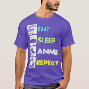 Camiseta Comer el animo dormido repetir el manga de Japón d