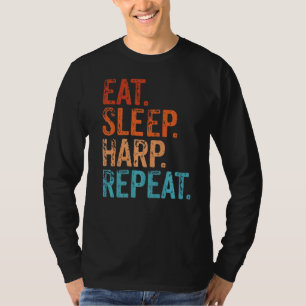 Camiseta Comer el arpa de sueño repetir el Harp Harp Player