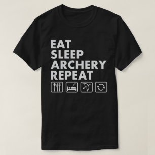 Camiseta Comer el arquero del sueño repetir el divertido ar